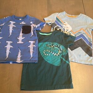 Tea Collection lot of 3 T-shirts boys size 5